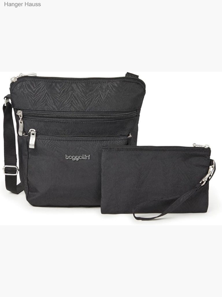 Small Lightweight Water-Repellent Crossbody Purse W/ Rfid
